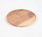 Hand Cut Acacia wood plates (set of 3)