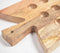 Hand Cut Mango Wood Egg Holder Tray