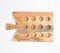 Hand Cut Mango Wood Egg Holder Tray