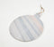 Hand Cut Grey Marble Paddle Cheeseboards (set of 2)