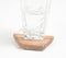 Hand Cut Acacia Wood & Marble Hexagon Coasters (set of 4)