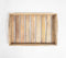 Hand Cut Classic Panelled Wooden Tray