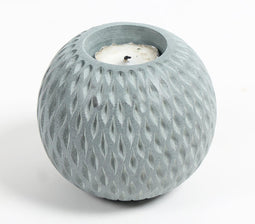 Hand Carved Stone Dome-Shaped Tea Light Holder
