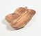 Hand Cut Fruit-Shaped Mango Wood Tray