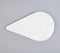 Hand Cut Drop-Shaped Marble Cheese Board