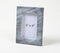 Hand Cut Marble Grey Photo Frame