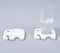 Hand Cut & Inlaid White Marble Elephant Coasters (set of 2)