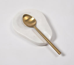 Hand Cut Marble Spoon rest