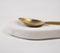 Hand Cut Marble Spoon rest
