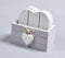 Hand Cut MDF Heart Coasters with Holder (Set of 6)