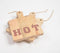 Hand Cut Mango Wood Hot Plates (Set of 3)