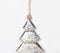 Hand Cut Wooden Christmas tree ornament