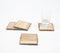 Hand Cut Wooden Bark Coasters (Set Of 4)
