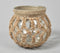 Hand Knotted Jute & Glass Jar Candle Holders (Set of 2)