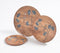 Hand Painted Acacia Wood Bird Trays (Set of 3)