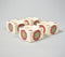 Hand Painted Ceramic Candle Holders (Set of 4)