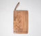 Hand Etched 'made with Love' Cutting Board with leather strap