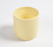 Hand Poured Concrete Yellow Planter