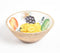 Hand Painted Statement Wooden Fruit Bowl