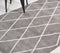 Hand Tufted Diamond Lattice Grey Rug