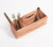 Hand Cut Teak Wood Cutlery Stand