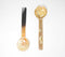 Hand Cut Recycled Horn Salad Servers (set of 2)