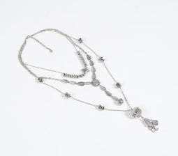 Handcrafted Boho-chic Layered Iron Necklace