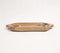 Hand Painted Mango Wood Floral Elongated Platter