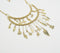 Handcrafted Boho-chic Brass Charms Layered Necklace