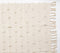 Handcrafted Textured Cotton Throw with Tassels