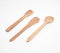 Handcut Natural Acacia Wood Spatulas (Set of 3)