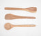 Handcut Natural Acacia Wood Spatulas (Set of 3)