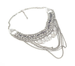 Handcrafted Boho-chic Layered Iron Necklace_1