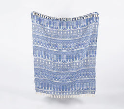 Handcrafted Abstract Cotton Throw