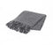 Handloom Monotone Tasseled throw