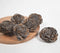 Handcrafted Dark Rose Shola Flowers (set of 6)