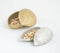 Handcrafted Almond Aluminium Boxes (Set of 2)