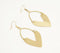 Handmade Brass Dangle Earrings