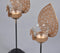 Handmade Ethnic Peacock Iron Tealight Holders (set of 2)