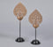 Handmade Ethnic Peacock Iron Tealight Holders (set of 2)
