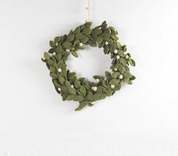 Handmade Felt Christmas Wreath