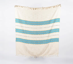 Handcrafted Textured Diamonds Throw