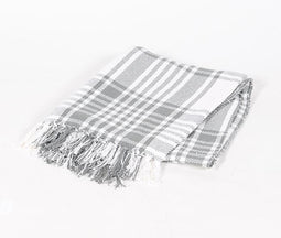 Handloom Yarn-Dyed Cotton throw