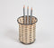 Handmade Cane & Iron Pen Stand