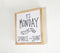 Handmade Wooden 'Monday Morning' Wall Decor