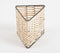 Handwoven Cane & Iron Triangle Pen Stand