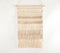Handwoven Cotton & Wool Neutral Fringed Wall Hanging