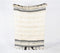 Handwoven Cotton Frayed-Striped Throw with Tassels