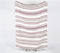 Handwoven Cotton Geometric-Striped Throw with Tassels