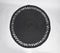 Handwoven Classic Black Round Jute Rug